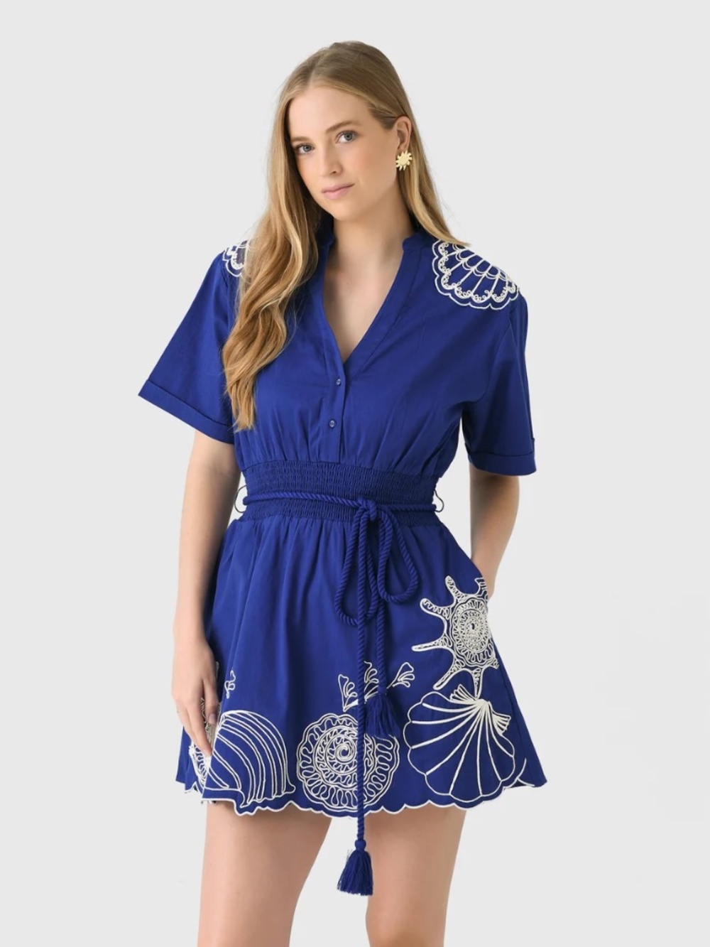 NEVER A WALLFLOWER Women's Nautilus Short Dress
